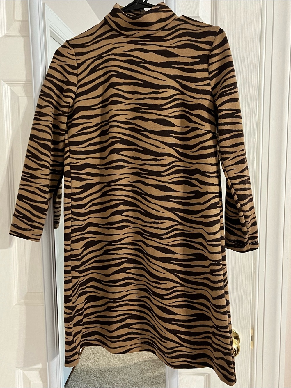 Tuckernuck Tiger Mod Ellie Dress Mock Neck Knit XS